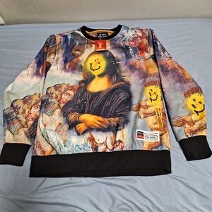 Isaac Pelayo Tango Hotel men's medium sweatshirt. Wearable art. NWT